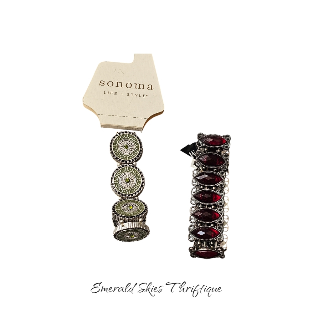 Lot of 2‎ stretch bracelets, 🆕